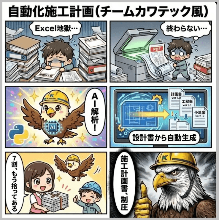 施工計画書AI自動化