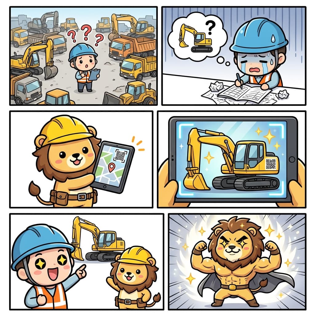 建設機材管理アプリ